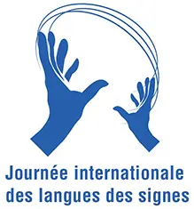 Logo Journée internationale de la langue des signes