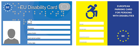 European Disability Card & Europese parkeerkaart voor personen met een handicap