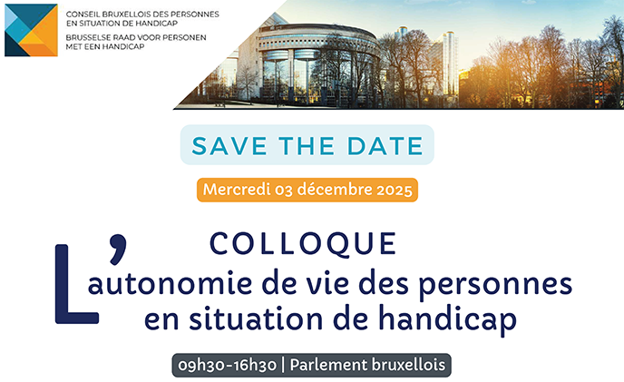 Bannière Colloque « L'autonomie des personnes handicapées »