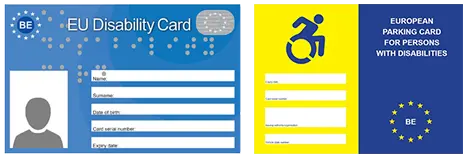 European Disability Card en Europese parkeerkaart 