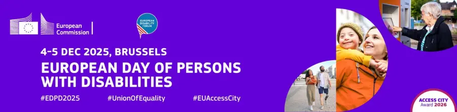 Banner European Day of Persons with Disabilities 2025