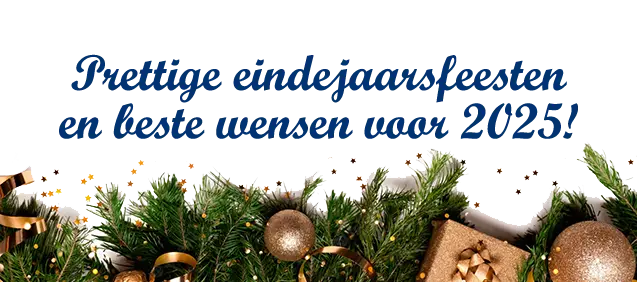 Banner: Prettige eindejaarsfeesten en beste wensen voor 2025!