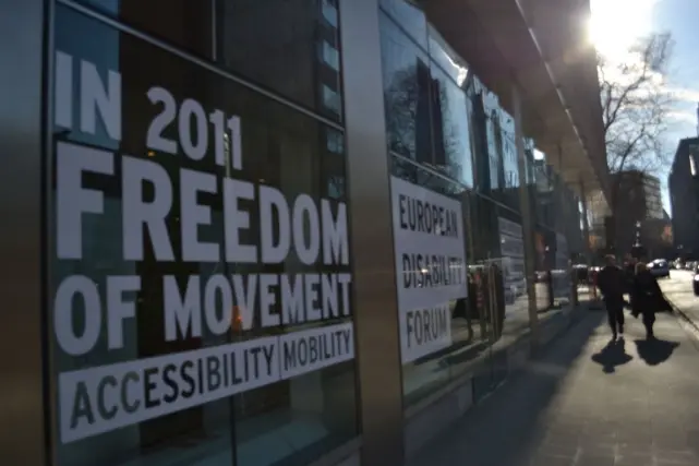 Beeld van EDF campagne "Freedom of movement"