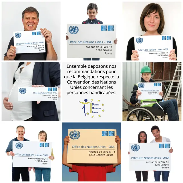 Image : Ensemble, déposons nos recommandations pour que la Belgique respecte la Convention des Nations Unies sur les droits des personnes handicapées - Enlarge the image
